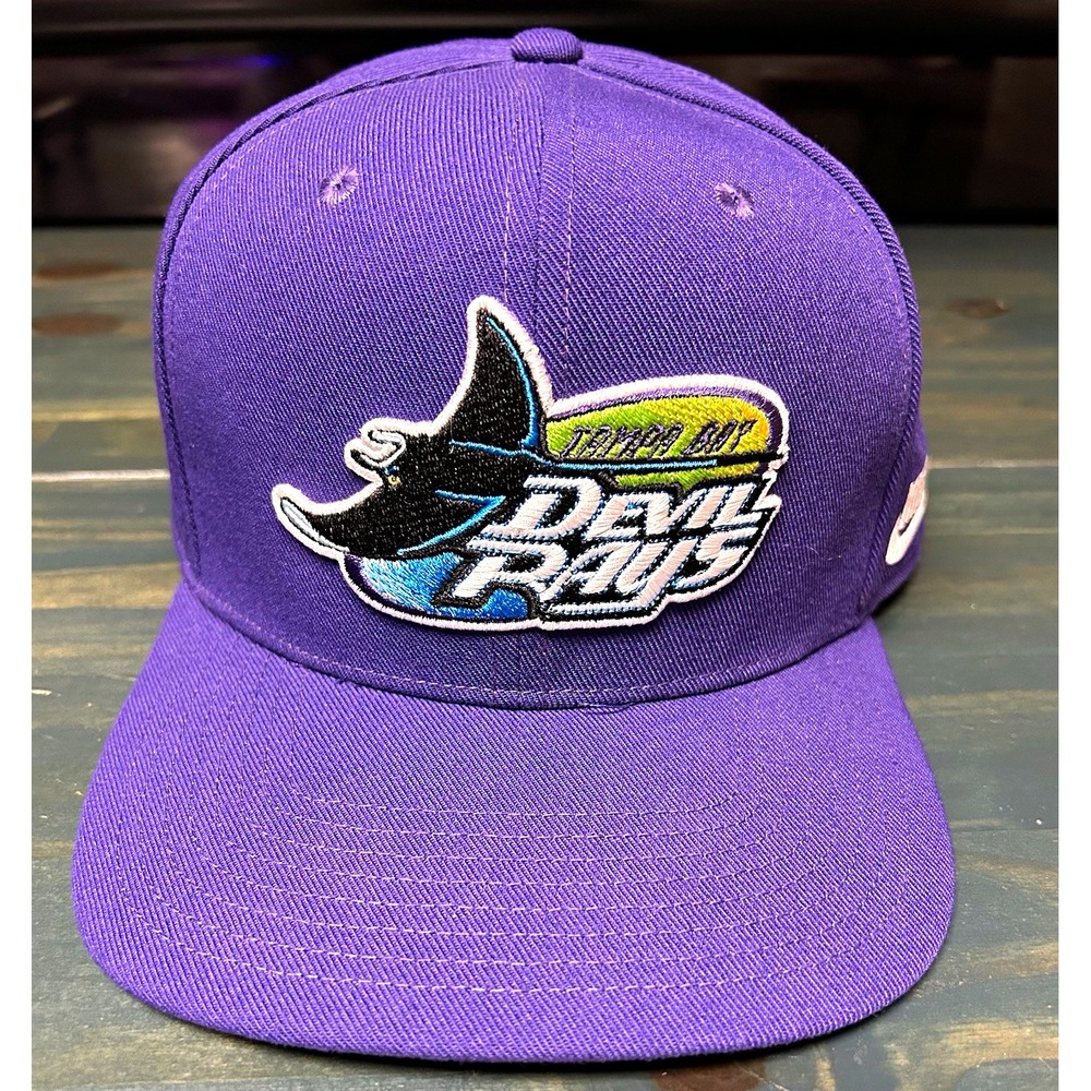 Nike Tampa Bay Devil Rays Inaugural Season Purple Dri-FIT MLB Baseball Fan Cap
